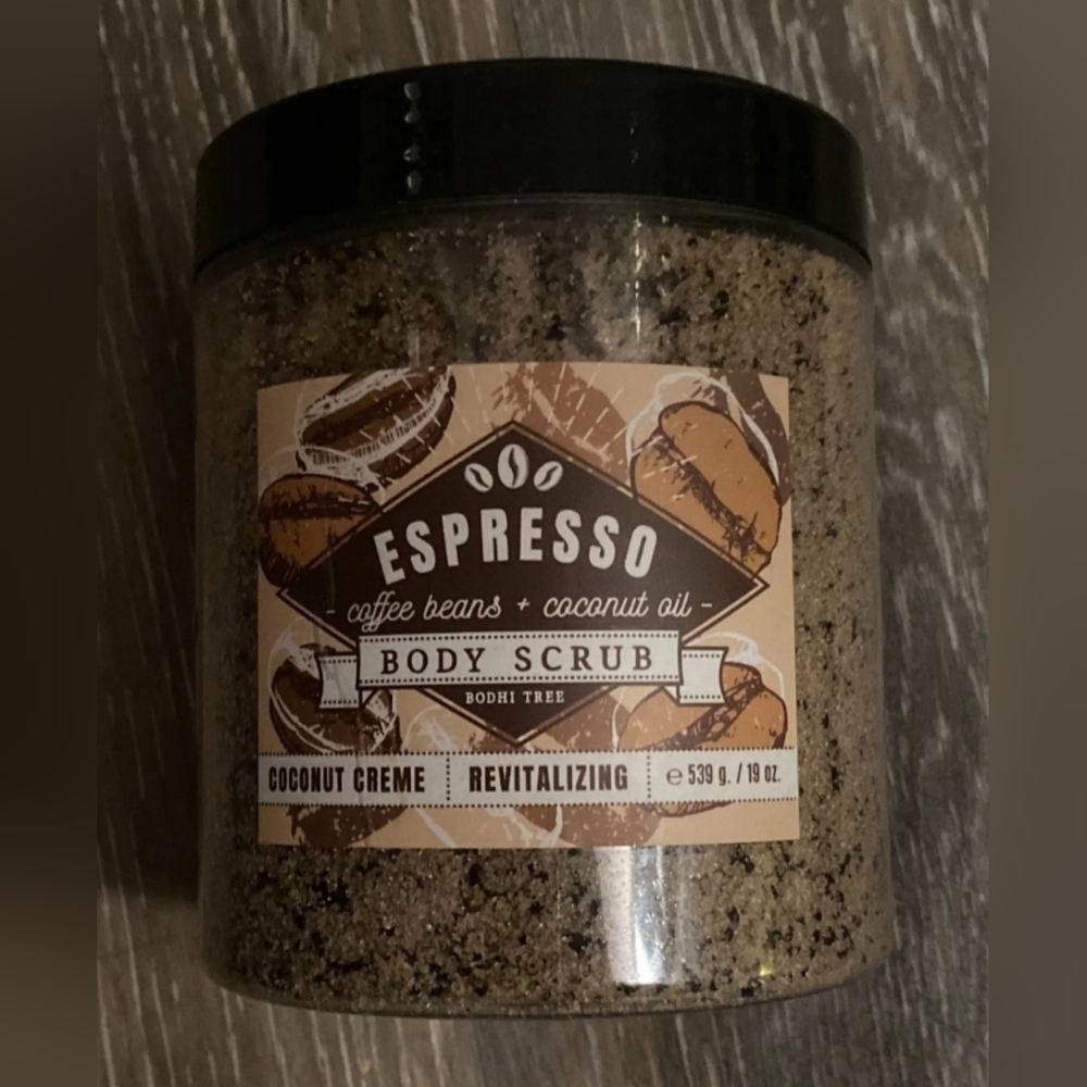 HOME AND BODY CO Exfoliating Espresso Body Scrub Coffee Beans & Coconut Oil